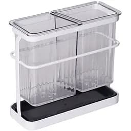 Сушка для столовых приборов Lemax с поддоном белая (LF-1722)