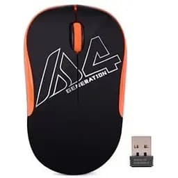 Миша A4Tech G3-300N чорний+помаранчевий USB V-TRACK Wireless (G3-300N чорний+помаранчевий)