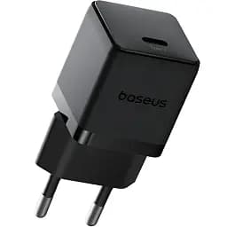 Мережевий зарядний пристрій Baseus Palm Fast Charger Type-C 30W + Cable Type-C to Type-C P10111605113-01 Black - мініатюра 4