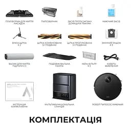 Робот пилосос MOVA Z60 Ultra Roller Complete Black-EUA - мініатюра 15