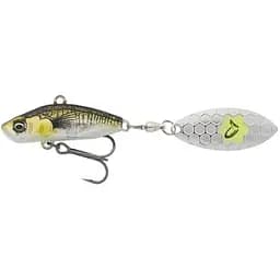 Тейл-спиннер Savage Gear 3D Sticklebait Tailspin 65mm 9.0g Салатовый/белый (1013-1854.43.95)