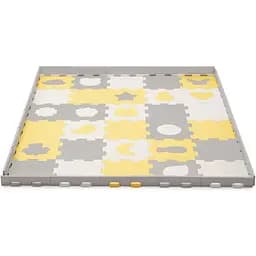 Килимок-пазл Kinderkraft Luno Shapes Yellow 30 елементів (KPLUSH00YEL0000)