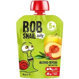 Набір фруктового пюре Bob Snail з різними смаками 900 г (90 г x 10 шт.) - мініатюра 2