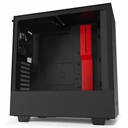 Корпус NZXT H510 Black/Red (CA-H510B-BR) Без БП Б/в - мініатюра 7