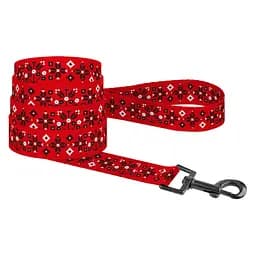 Повідець для собак Барксі Urban патріотичний Вишиванка червона