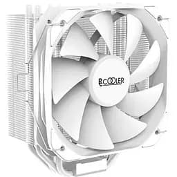 Кулер для процесора Pccooler PALADIN 400 білий алюміній/мідь 1x130 мм для Intel 1700/1200/115x AMD AM5/AM4 до 200 Вт