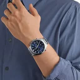 Чоловічий годинник Casio ECB-30D-2A Сріблястий ( AT1141-0292 ) - мініатюра 5