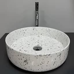 Умивальник VBI Bari S grey mosaic накладний VBI-011606, Сірий - мініатюра 2