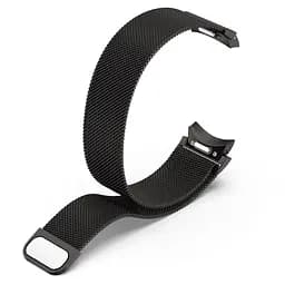 Ремінець металевий для смарт-годинника Google Pixel Watch 40,42,43,44,45,46,47 mm, Milanese Magnetic, чорний, міланська петля, браслет на магнітній застібці, сумісний з годинником Google Pixel Watch, для моделей з розміром корпусу 40,42,43,44,45,46 - мініатюра 5