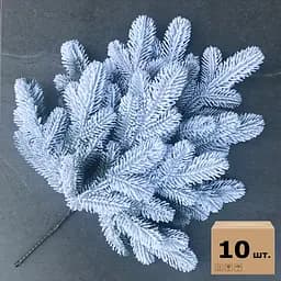 Гілка ялинки штучна Hvoya Lux засніжена 60 см 10 шт.