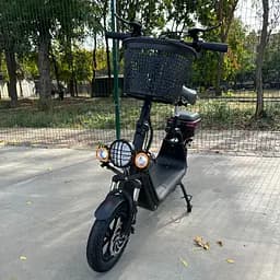 Електросамокат EVOBIKE Zen U12 MAX 2025 року чорний | електросамокат з трьома фарами, корзинкою та багажником - мініатюра 10