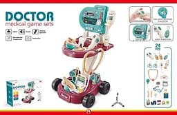 Набор доктора 660-87, 24 предмета, свет, звук, в коробке (6903317602292)