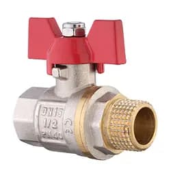 Кран кульовий прямий Solomon 1/2″ ЗВ КБ PN40 B1008 - мініатюра 5