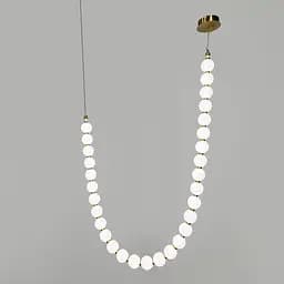 Люстра із серії Perla на 30 кульок 270 см 3 світлових режими | Line F | Арт. SG011/30 AB