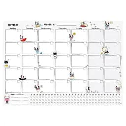 Планер настінний Kite Funny dogs на місяць сухостираємий А3 (K22-470-3)