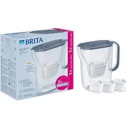 Фільтр-глечик Brita Style Essential Mxpro сіро-блакитний + 3 картриджа (1058103)