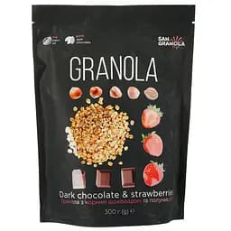 Гранола San Granola С черным шоколадом и клубникой 300 г