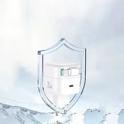 МЗП Usams US-CC202 GaN With Type-C Magnetic Retractable Cable Module XMF Ser. 35W (2USB-C) White - мініатюра 7