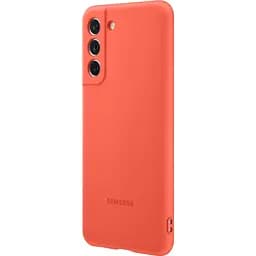 Оригінальний силіконовий чохол Silicone Cover для Samsung Galaxy S21 FE (G990) Coral EF-PG990TPEGRU - мініатюра 6