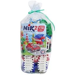 Детский конструктор с большими деталями NIK-1 Юніка 71870 104 детали