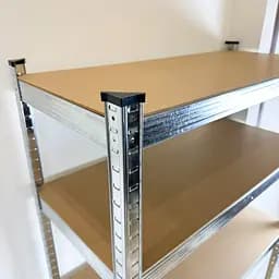 Стелаж 4P StrongShelf 180X60X30см оцинкований, навантаження 150кг/полицю - мініатюра 12
