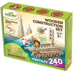 Деревянный конструктор Фантазия Igroteco 900033 240 деталей 