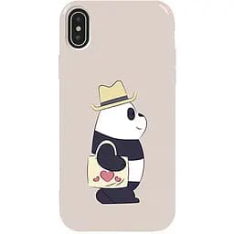 Чохол-накладка Toto Pure TPU 2 mm Print Case Apple iPhone X/XS #69 Pandabag Stone