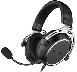 Игровые наушники с микрофоном HATOR ESH-05 HYPERGANG 3 Hi-Res Black - мініатюра 1