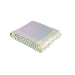 Покрывало Lotus Home - Checked Madras зеленый 190x225