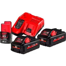 Аккумуляторы к электроинструменту + зарядное устройство для Milwaukee M18 HNRG-302 (4933471071) [99361]