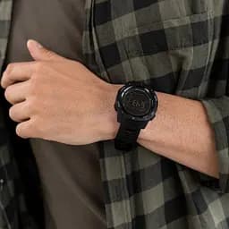 Тактичний годинник North Edge Mars Pro Black 5Bar (Чорний) - мініатюра 6