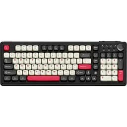 Клавіатура Ajazz AF98 Plus Wireless/Bluetooth/USB UA Black/White/Red (AF98-PLUS-BSR) - мініатюра 1