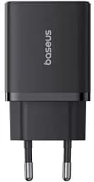 Мережевий зарядний пристрій Baseus Cube Fast Charger USB+Type-C 20 W P10111403113-00 Black - мініатюра 3