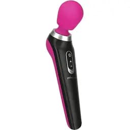 Потужний вібромасажер PalmPower EXTREME Pink водонепроникний з плавним регулюванням