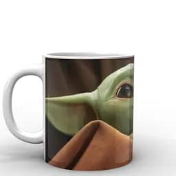 Кухоль GeekLand Зіркові війни Мандалорець Бейбі Йода з серіалу Star Wars The Mandalorian TM.04.16 330 мл білий