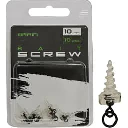 Гвинт для бойлів Brain Bait Screw 10mm (10 шт/уп) Clear SGXA-09
