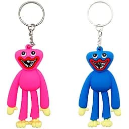 Набір брелоків Watchbands Kissy Missy - Кісі Місі та Huggy Wuggy - Хагі Вагі силіконові (PBKMHW1)