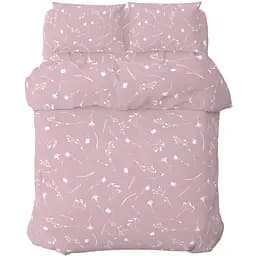 Комплект постільної білизни Home Line Волошки 215х143 см лілово-сірий (173834)