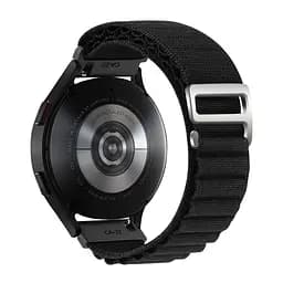 Ремінець для Xiaomi Amazfit GTR 33 pro - чорний Watchbands NormalCloth Wave ширина кріплення 22мм нейлоновий (W22-8WB09675557) - мініатюра 2