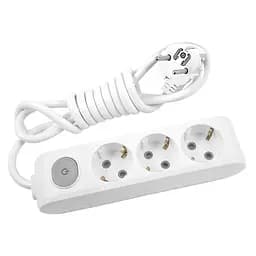 Удлинитель Panasonic X-Tendia White, 3 розетки, 3м (WLTA04332GR-UA)