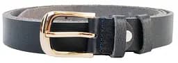 Жіночий шкіряний ремінь Skipper 2,5 см Темно-синій - мініатюра 4