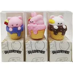 Чинка силіконова Звірята в морозиві 3.5 см