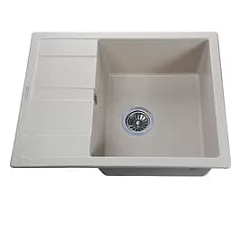 Гранітна мийка Globus Lux One піщаний 650х500мм-А0004