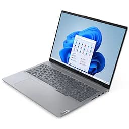 Ноутбук Lenovo ThinkBook 16 G6 IRL, 16 WUXGA 1920x1200 IPS 300nits, Intel Core i5- 13420H 8- core, 48 GB DDR5, 512 GB SSD m2 PCIe, 1TB SSD m2 PCIe, Intel UHD, Windows 11 Pro, алюмінієвий корпус 1, 70 кг Arctic Сірий - мініатюра 3