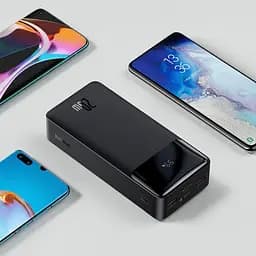 Зовнішній зарядний пристрій Baseus Bidow Digital Display 30 000mAh 20W PPDML-N01 Чорний - мініатюра 7