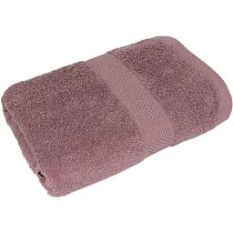 Рушник махровий Home line з бордюром 90х50 см коричневий (161674)