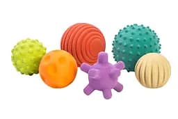 Набор сенсорных мячиков Miniland Sensory Balls, разноцветный