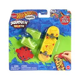 Скейт із взуттям для пальчиків Hot Wheels Круте перетворення Hot Wheels в асортименті (HXM73) - мініатюра 2