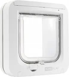 Відкидна стулка для кішок SureFlap з мікрочіпом Sure Petcare, біла, сканує посвідчення особистості тварини при вході Б/в