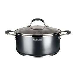 Кастрюля Rondell Stern, со стеклянной крышкой, 24 см, 4,7 л (RDS-019)